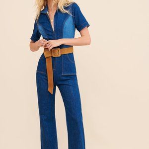 Stoned Immaculate Blue Jean Baby Denim Coveralls Medium